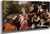 Rest On The Flight Into Egypt With St Catherine And Angels By Paris Bordone