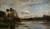River Scene With Wooded Banks By Charles Francois Daubigny By Charles Francois Daubigny