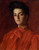 A Lady In Red 2 By William Merritt Chase