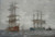 Sailing Ships And A Tug By Henry Scott Tuke