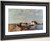 Saint Mammes Dam 2 By Alfred Sisley