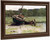 Salt Marsh Landscape With Two Children Near A Beached Sailboat And Dory By Dennis Miller Bunker