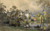 Schloss Dyck By Oswald Achenbach By Oswald Achenbach