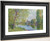 Spring At Moret On The Loing River By Alfred Sisley