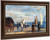 Strollers And Fishermen By The Outer Harbor By Eugene Louis Boudin
