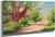 Summer Landscape With Chickens1 By Johan Krouthen