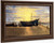Sunset, Hastings Beached Fishing Vessels By David Cox By David Cox
