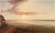 Sunset On A River Inlet By Jasper Francis Cropsey By Jasper Francis Cropsey