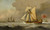 The Cleveland Yacht At Sea In A Fresh Breeze By Willem Van De Velde The Younger