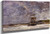 The Coast Of Brest On The Bay By Eugene Louis Boudin The Coast Of Brest On The Bay By Eugene Louis Boudin