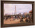 The Fairgrounds At Porte De Clignancourt, Paris By Victor Gabriel Gilbert By Victor Gabriel Gilbert