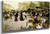 The Flower Market3 By Victor Gabriel Gilbert By Victor Gabriel Gilbert