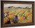 The Harvest1 By Camille Pissarro