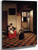 A Woman With A Baby In Her Lap, And A Small Child By Pieter De Hooch