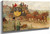 The London To Manchester Mail Coach By George Goodwin Kilburne By George Goodwin Kilburne