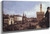 The Piazza Della Signoria In Florence By Bernardo Bellotto