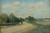 The Route To Mantes By Alfred Sisley