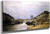 The Seine At Pont Marie By Stanislas Lepine