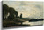 The Shore At Plougastel 22 By Eugene Louis Boudin