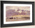 The Shores Of Sainte Adresse At Twilight By Eugene Louis Boudin The Shores Of Sainte Adresse At Twilight By Eugene Louis Boudin