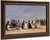 Trouville, Beach Scene11 By Eugene Louis Boudin