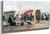 Trouville, Beach Scene2211 By Eugene Louis Boudin