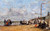 Trouville, Beach Scene By Eugene Louis Boudin