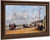 Trouville, Beach Scene By Eugene Louis Boudin