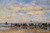 Trouville, The Beach At Low Tide By Eugene Louis Boudin