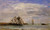 Trouville, The Jettys, High Tide 1 By Eugene Louis Boudin Trouville, The Jettys, High Tide 1 By Eugene Louis Boudin