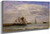 Trouville, The Jettys, High Tide 1 By Eugene Louis Boudin Trouville, The Jettys, High Tide 1 By Eugene Louis Boudin
