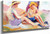 Two Children On The Beach By Maximilien Luce By Maximilien Luce Two Children On The Beach By Maximilien Luce By Maximilien Luce