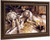 Two Dead Soldiers In A Barn By Adolph Von Menzel By Adolph Von Menzel