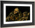 Two Old People Eating By Francisco Jose De Goya Y Lucientes By Francisco Jose De Goya Y Lucientes