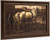 Two White Horses Pulling Posts In Amsterdam By George Heidrik Breitner