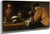 Two Young Men At A Table By Diego Velazquez Two Young Men At A Table By Diego Velazquez