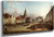 Veduta Del Mercato Vecchio A Dresda By Bernardo Bellotto