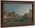 Venice The Upper Reaches Of The Grand Canal With S. Simeone Piccolo By Canaletto By Canaletto
