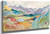 View At Lake Sils Towards Piz Margna And Piz By Giovanni Giacometti By Giovanni Giacometti