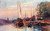 View Of Delft, Sunset By Albert Lebourg By Albert Lebourg