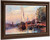 View Of Delft, Sunset By Albert Lebourg By Albert Lebourg