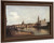 View Of Dresden From The Right Bank Of The Elbe With The Augustus Bridge By Bernardo Bellotto