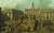 View Of Rome The Piazza Del Campidoglio And The Cordonata By Canaletto By Canaletto