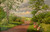View Of The Blooming Garden By Johan Krouthen
