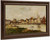View Of The Port Of Trouville, High Tide By Eugene Louis Boudin