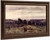Ville Davray The Heights Peasants Working In A Field By Jean Baptiste Camille Corot