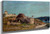 Villefranche, The Citadel By Eugene Louis Boudin