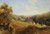 Wetheral View Of The River Eden With Wetheral Church, Viaduct And Corby Ferry By Samuel Bough