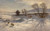 When Snow The Pasture Sheets By Joseph Farquharson