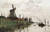Windmill At Zaandam By Claude Oscar Monet